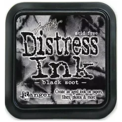 Tinta Distress Ink Black Soot Tim Holtz Ranger