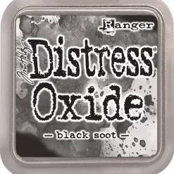 Tinta Distress Oxide Black Soot Tim Holtz Ranger