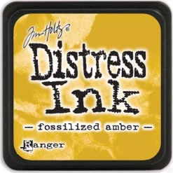 Tinta Mini Distress Fossilized Amber Tim Holtz Ranger