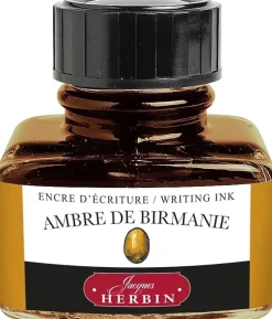 Tinta para Pluma Estilográfica y Rollerball Ámbar Herbin 30ml