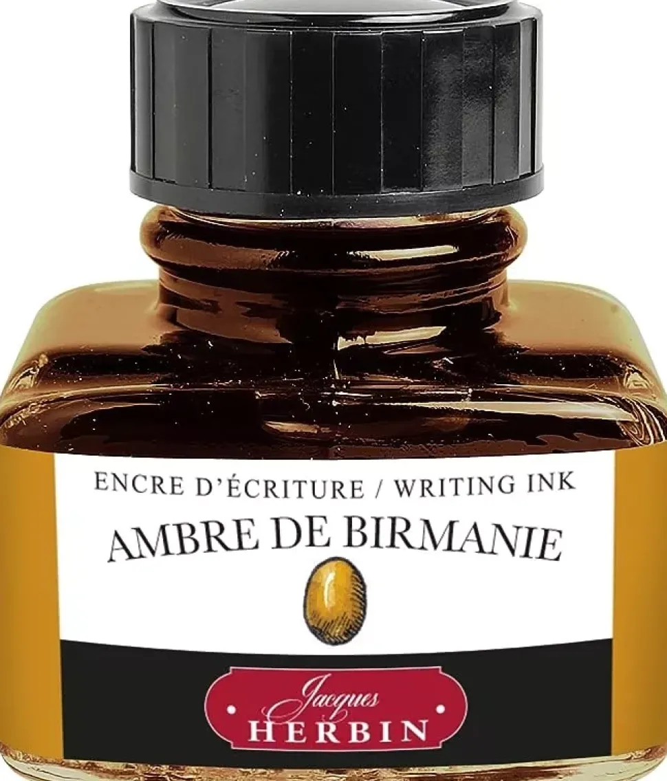 Tinta para Pluma Estilográfica y Rollerball Ámbar Herbin 30ml