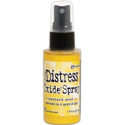 Tinta Spray Distress Oxide Mustard Seed Tim Holtz Ranger 57ml