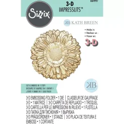 Troquel + Embossing Impresslits Gerbera para Sizzix 664997
