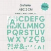 Troquel Alfabeto Craftelier 2cm
