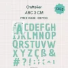 Troquel Alfabeto Craftelier 3cm
