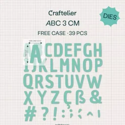 Troquel Alfabeto Craftelier 3cm