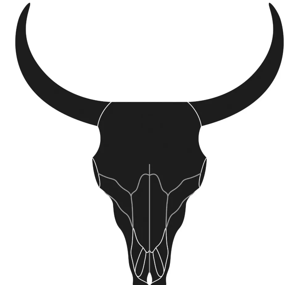 Troquel Cabeza de Búfalo Viva la vida Artemio