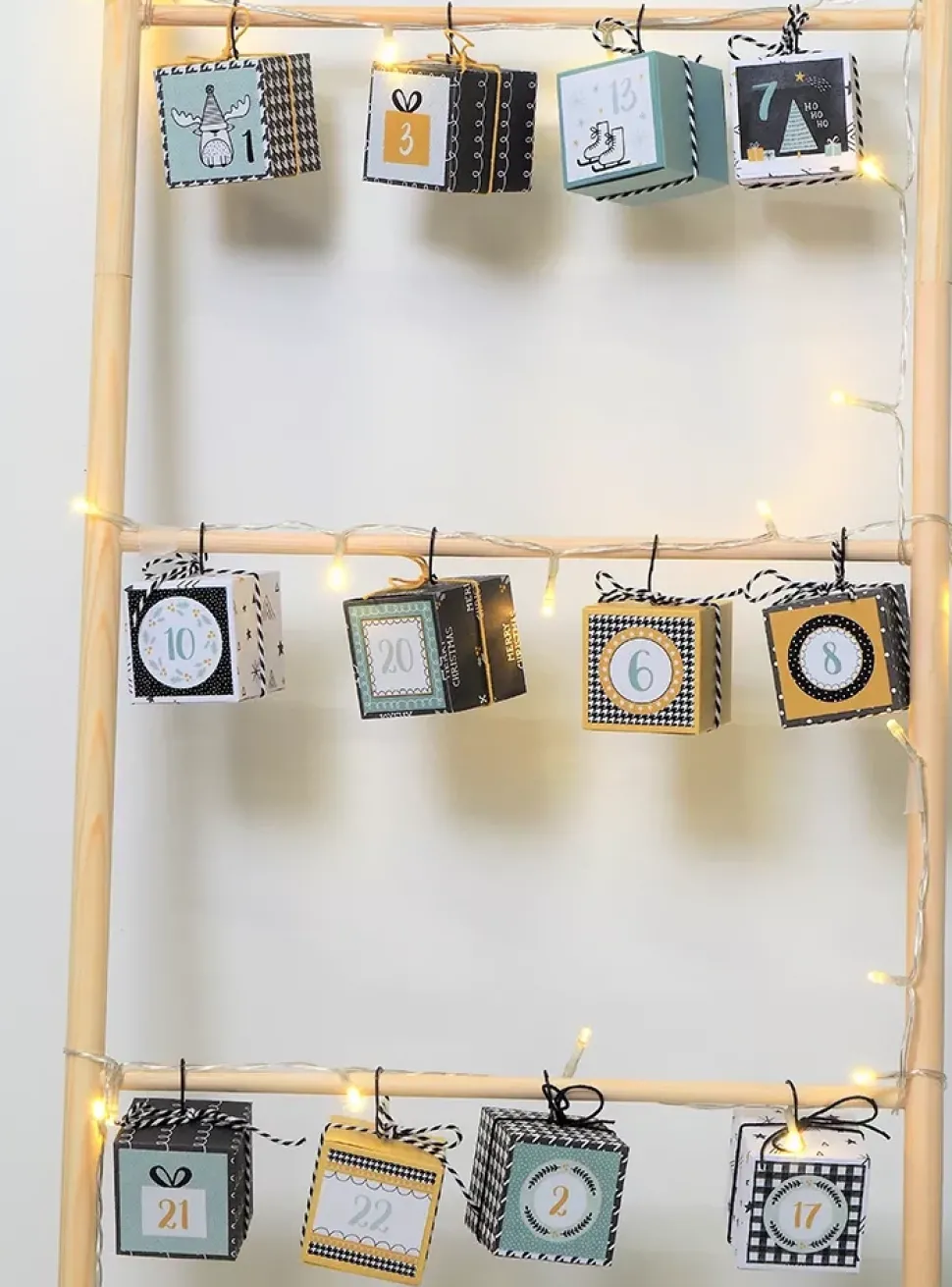 Troquel Caja de Adviento Artemio