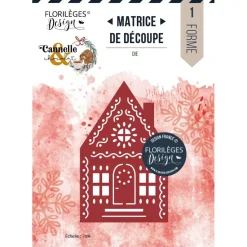 Troquel Casita de Jengibre Cannelle & Chocolat Florilèges Design