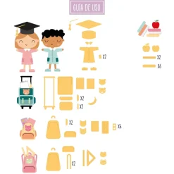 Troquel Complementos Colegio Colección Infinita Iriri Estudio