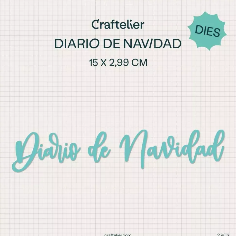 Troquel Diario de Navidad Craftelier