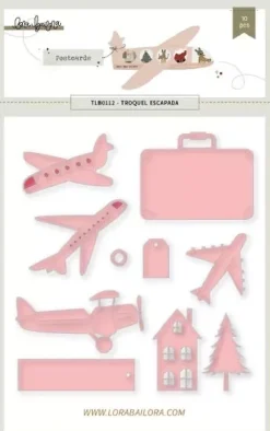 Troquel Escapada Postcards Lora Bailora
