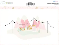 Troquel Escena Navideña Mujercitas The Mint Feather