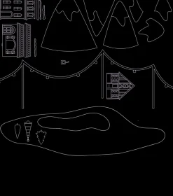 Troquel Escena Navideña Mujercitas The Mint Feather