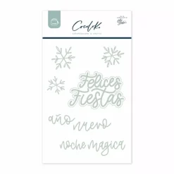 Troquel Felices Fiestas Snowflake Cocoloko