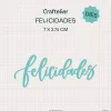 Troquel Felicidades Craftelier