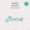Troquel Gracias Craftelier