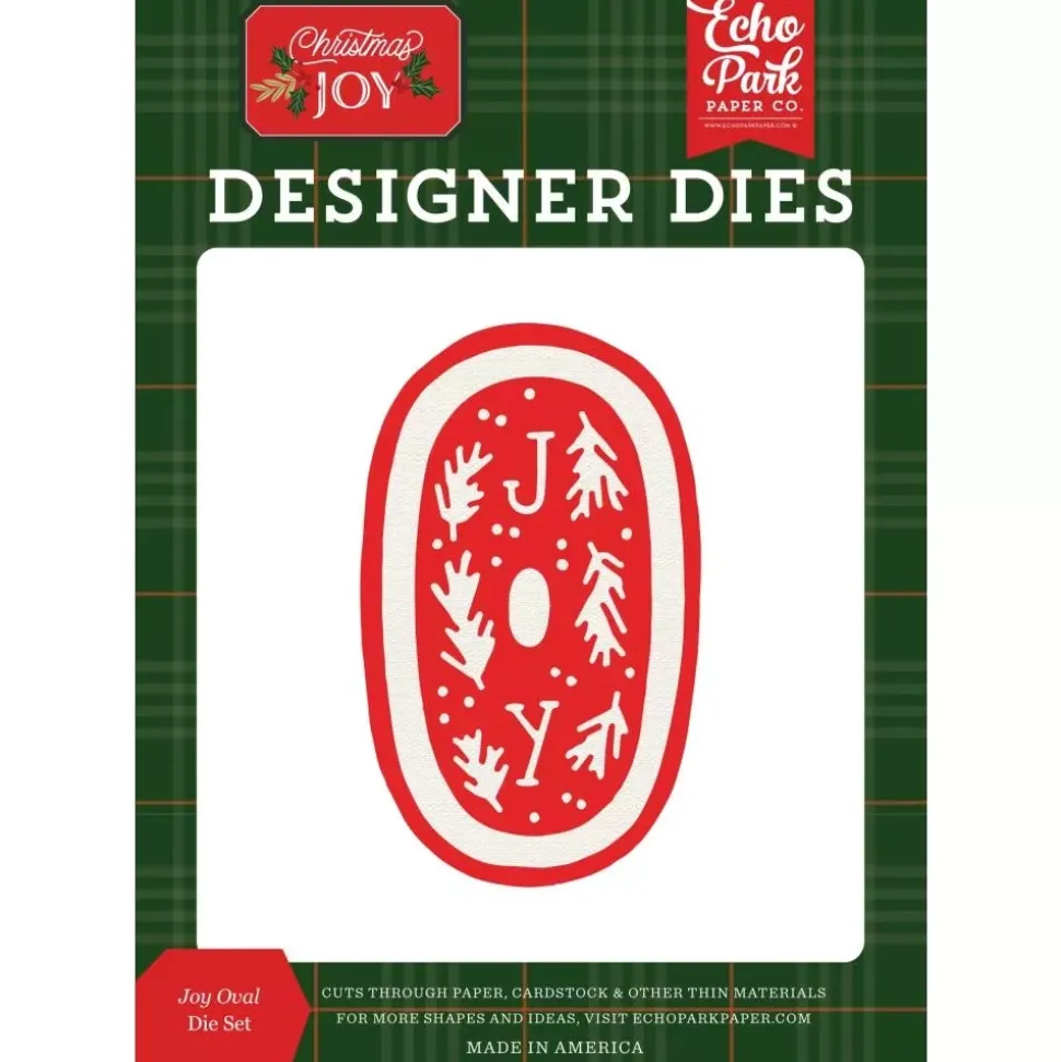 Troquel Joy Oval Christmas Joy Echo Park