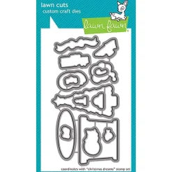 Troquel Lawn Christmas Dreams compatible con Sizzix