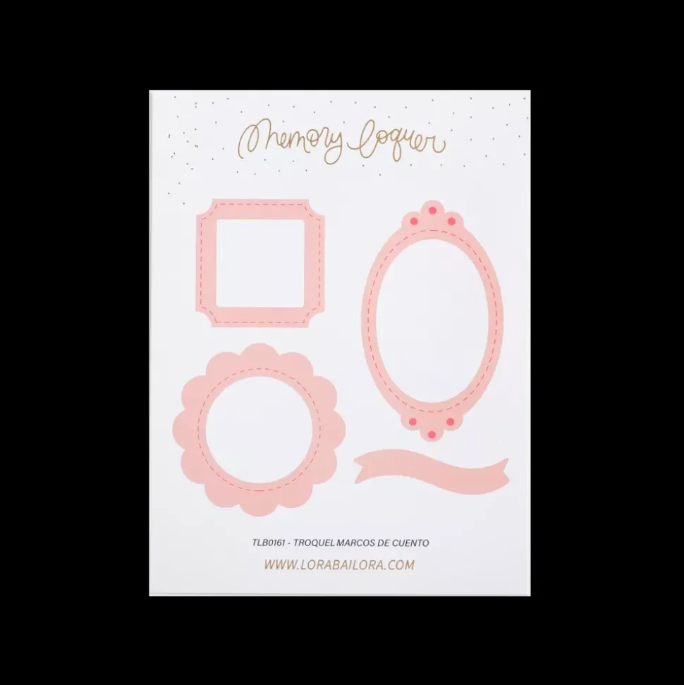 Troquel Marcos de Cuento Memory Loquer Lora Bailora