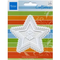 Troquel Marianne Design Estrellas de navidad compatible con Sizzix