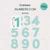 Troquel Números Craftelier 2cm