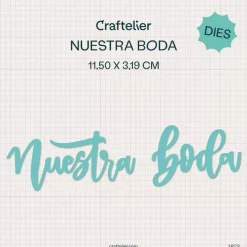 Troquel Nuestra Boda Craftelier
