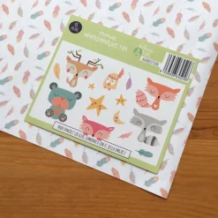 Troquel Personajes Tipi Pequeño Tipi Iriri Estudio