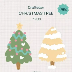 Troquel Árboles de Navidad All You Need Is Christmas Craftelier