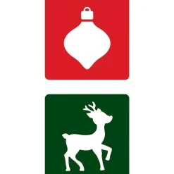 Troquel Reno y bola de Navidad Echo Park para Sizzix