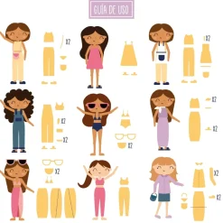 Troquel Ropa Básica Gabi Colección Infinita Iriri Estudio