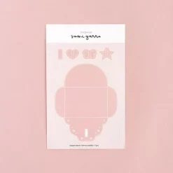 Troquel sobre + cierres variados Siempre Jane Sami Garra