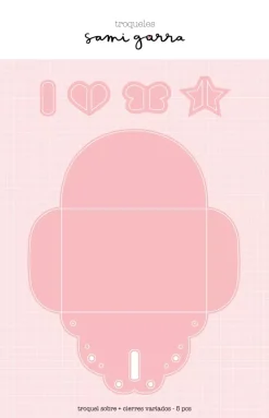Troquel sobre + cierres variados Siempre Jane Sami Garra