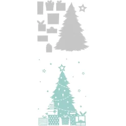 Troquel Thinlits + Carpeta de Texturas Sparkle Tree Sizzix 666467