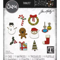 Troquel Thinlits Christmas Minis Tim Holtz para Sizzix 665567