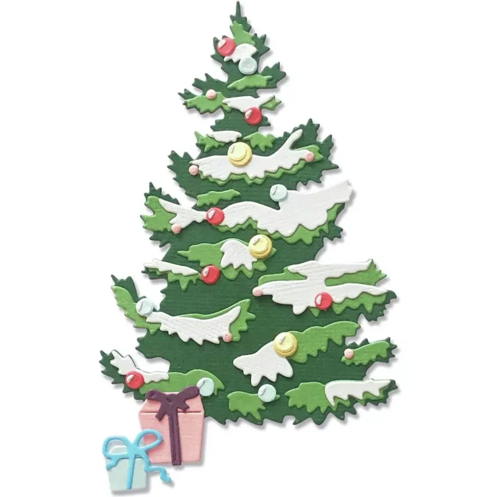Troquel Thinlits Layered Christmas Tree Para Sizzix 664712