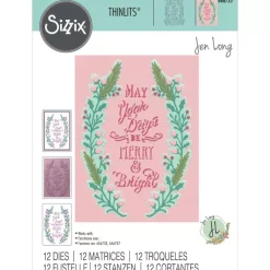 Troquel Thinlits Merry & Bright 2 Sizzix