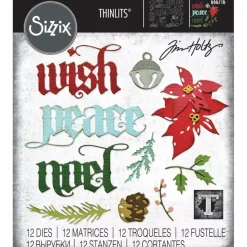 Troquel Thinlits Vault Holiday Classic Tim Holtz Sizzix