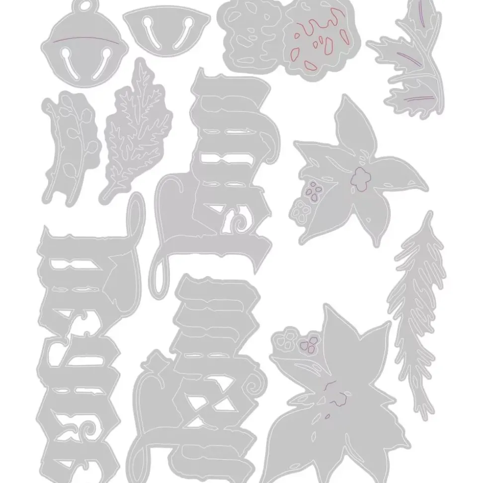 Troquel Thinlits Vault Holiday Classic Tim Holtz Sizzix