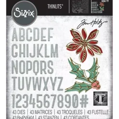 Troquel Thinlits Vault Seasonal Sketch Tim Holtz Sizzix