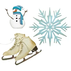 Troquel Thinlits Vault Winter Wishes Tim Holtz Sizzix