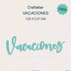Troquel Vacaciones Craftelier