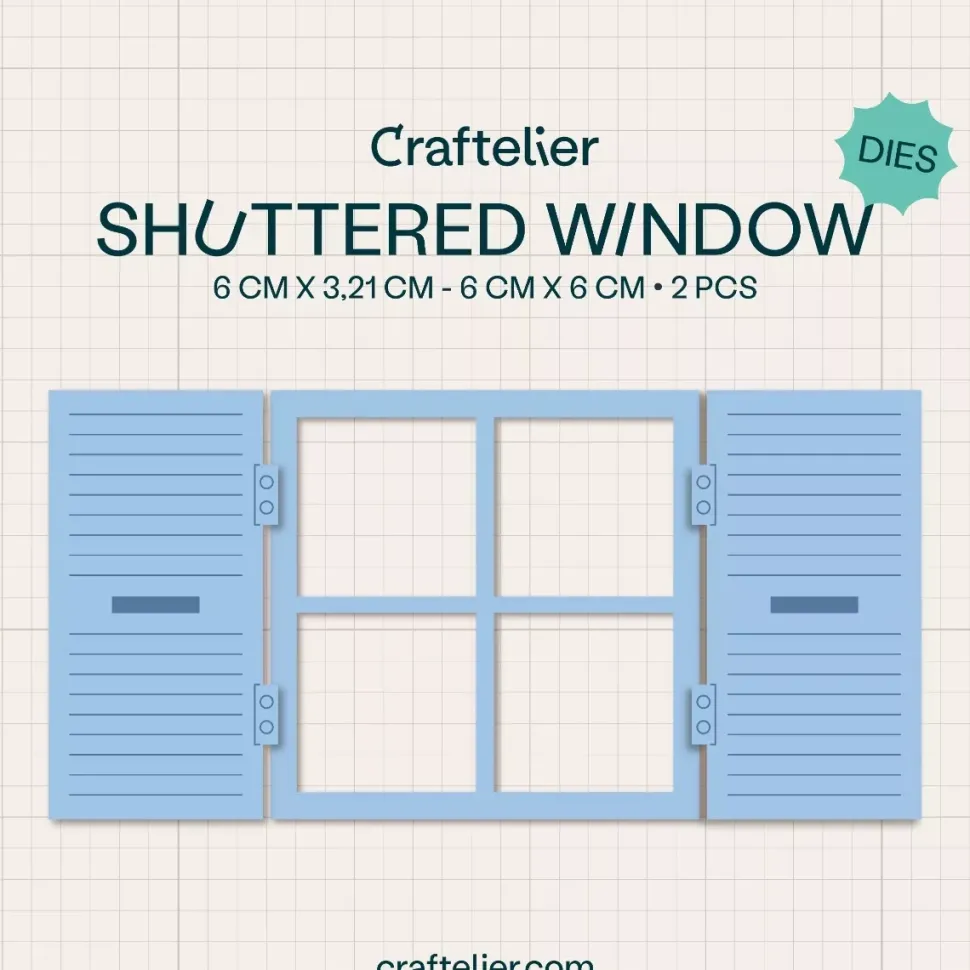 Troquel Ventana con Contraventana Craftelier