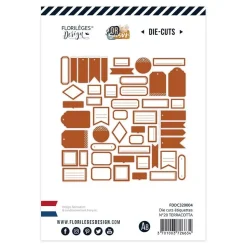 Troquelados Etiquetas Terracota O Saison Florilèges Diseño