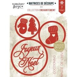 Troqueles Bolas de Navidad Enchantement Florilèges Design