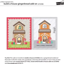 Troqueles Build-A-House Gingerbread Add-On Lawn Fawn