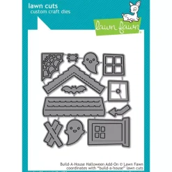 Troqueles Build-A-House Halloween Add-On Lawn Fawn