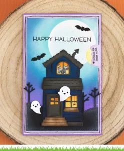 Troqueles Build-A-House Halloween Add-On Lawn Fawn
