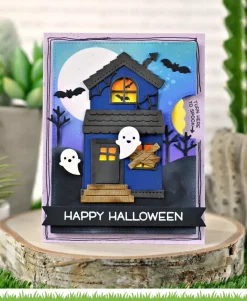 Troqueles Build-A-House Halloween Add-On Lawn Fawn
