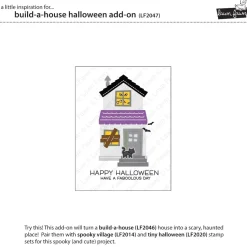 Troqueles Build-A-House Halloween Add-On Lawn Fawn